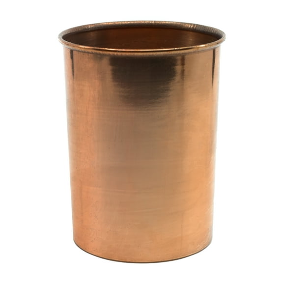 Copper Calorimeter, 4" x 2.75" - Rolled Rim & Parallel Sides - No Stirrer Included - Eisco Labs