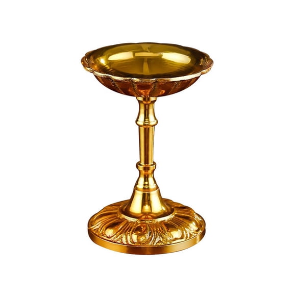 Copper Candlestick Table Center Decoration Candle Tray Rack Interior Decoration Household Offering
