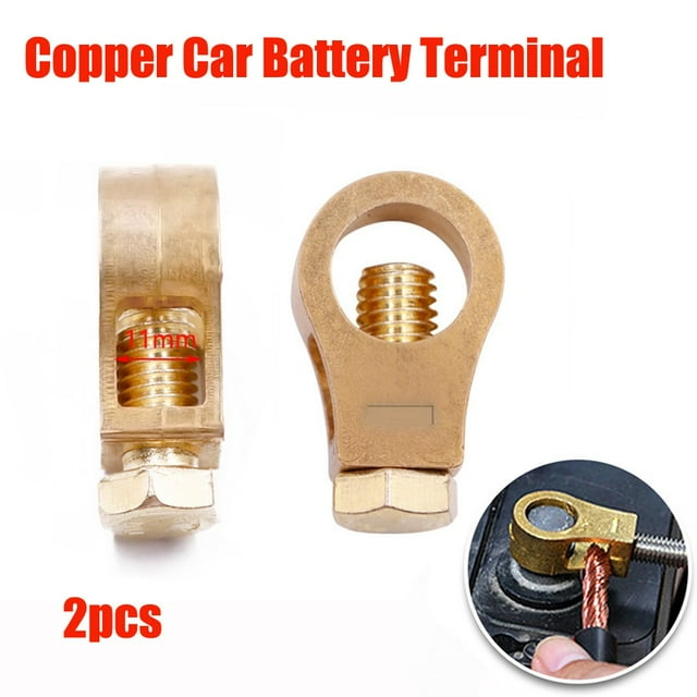 Copper Car Battery Terminal Wire Cable Clamp Top Post Terminal Positive