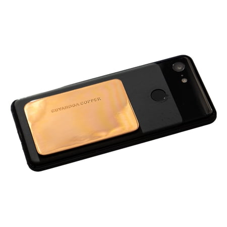 Copper Cell Phone Patch - Pure Copper self Adhesive Plate to Attach to Your Cell Phone or Device