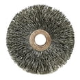 thumbnail image 1 of Copper Center Small Diameter Wire Wheel, 3 In Dia X 5/8 In W Face, 0.0118 In Stainless Steel Wire, 20000 Rpm | Bundle of 5 Each, 1 of 1