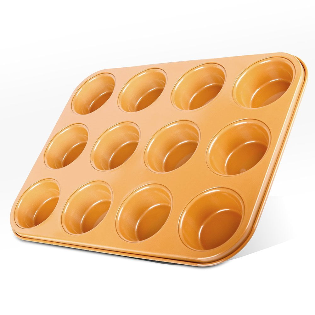 Copper hot sale muffin pan