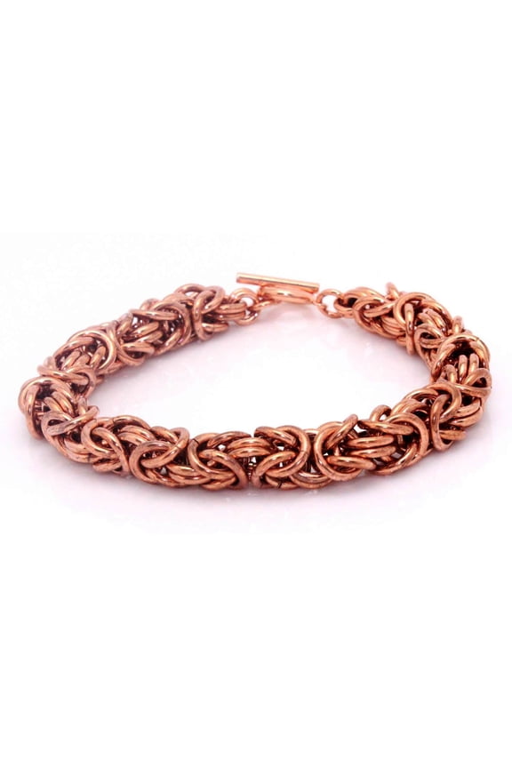 "Copper ChainMaille Bracelet"