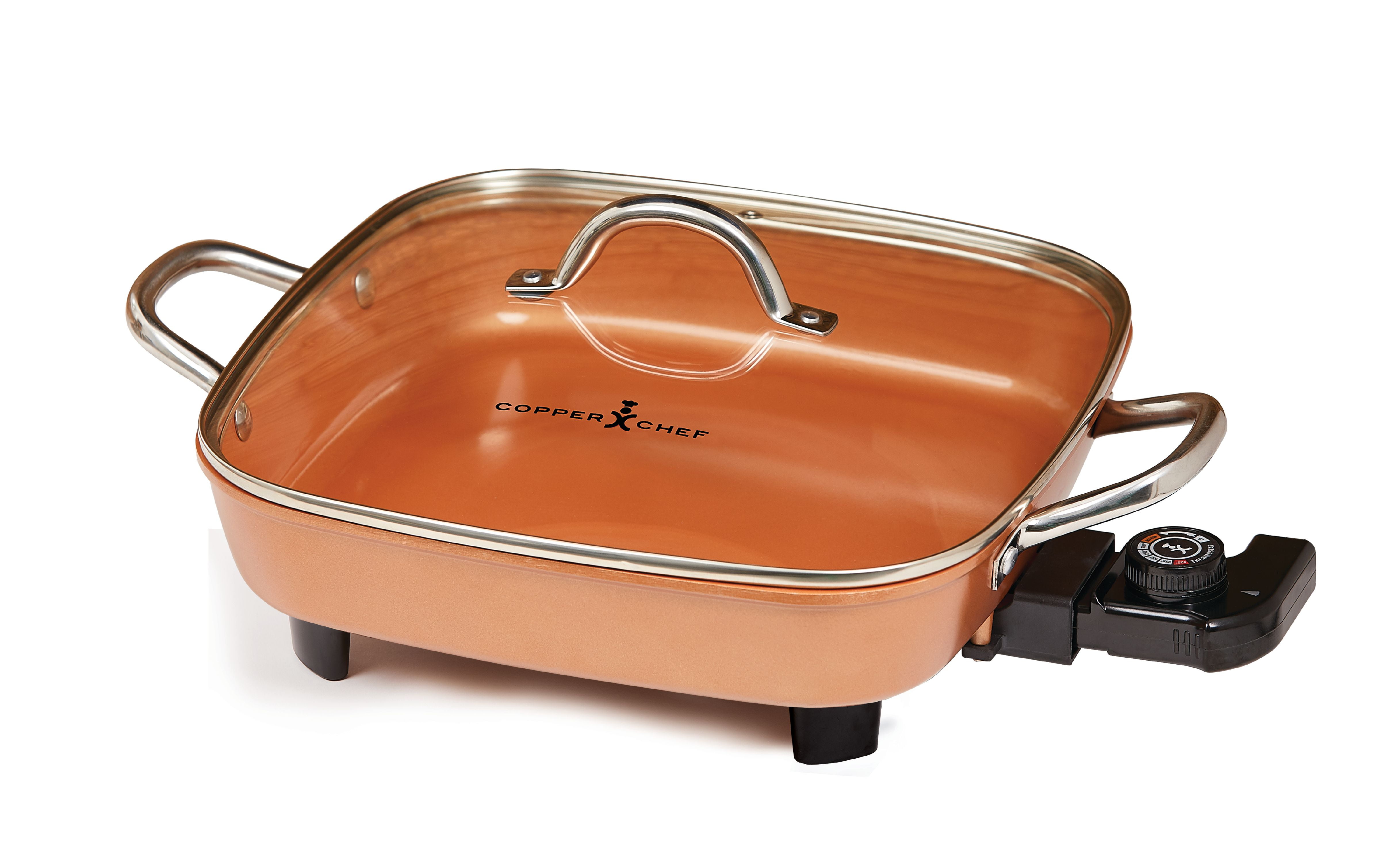 Copper Chef 12” Removable Electric Skillet - household items - by owner -  housewares sale - craigslist