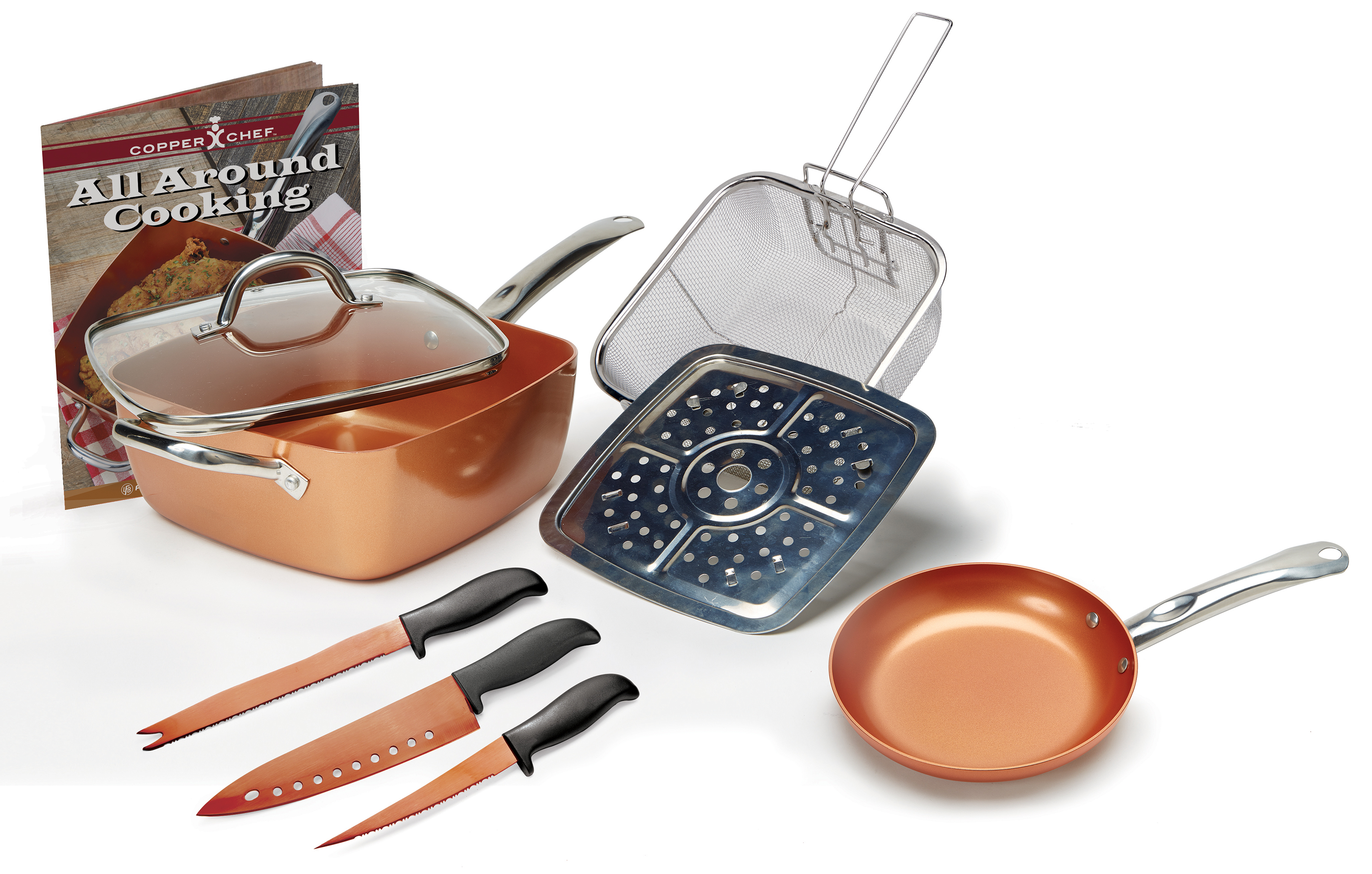 Copper Chef 9 Piece Cookware Set - image 1 of 3
