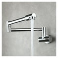 thumbnail image 1 of Copper Chrome Plated Single Cold Kitchen Faucet Universal Rotating Kitchen Faucet Stretch Extension Folding Faucet ,360° Swivel Spout, 1 of 5