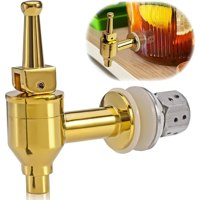 Copper Chrome Replacement Spigot Juice Cold Drink Wine Barrel Faucet