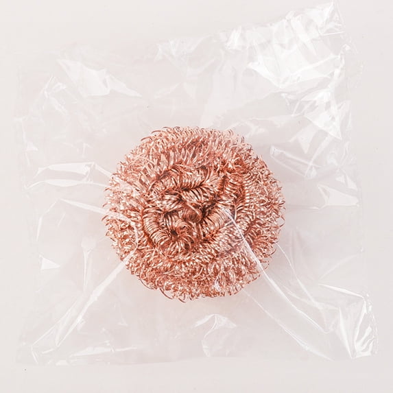 Copper Cleaning Balls - Eco-Friendly Stainless Steel Scrubbers For Pots, Pans & Kitchenware, Rust-Free Chainmail Scouring Pads For Tough Stains (Pack Of 3)