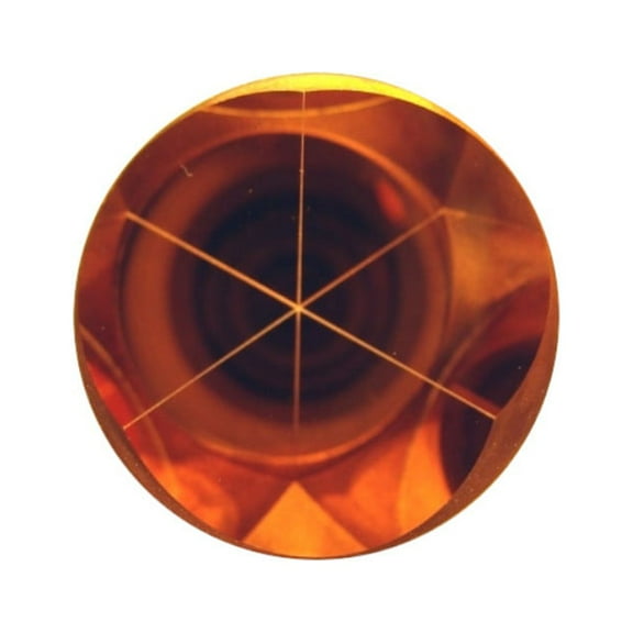 Copper Coated 1 inch Corner Cube Prism, Plated 25.4mm Trihedral Retroreflector, 5 arc secs return Beam