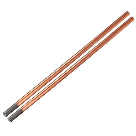 Copper Coated Gouging Carbon 15/32" x 14", 2 pcs Carbon Copperclad Electrodes