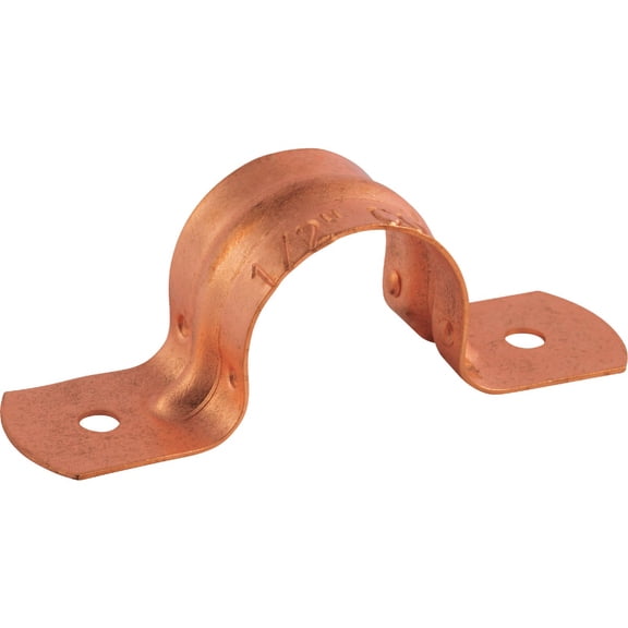 Copper Coated Pipe Strap - Pack of 4