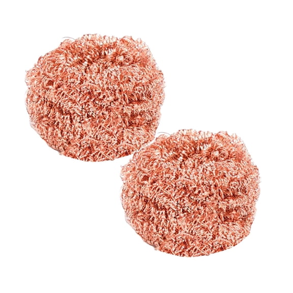 Copper Coated Scrubber Pad Used for Dishes, Pots, Pans, and Ovens Copper Wool Scrubber, Reusable Easy Scouring for Kitchen Cleaning Gently Removed Long Lasting