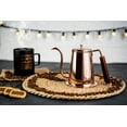 thumbnail image 1 of Copper Coffee & Tea Serving Pot | Handmade Solid Copper Coffee Pot | Handmade Copper Kitchen Utensil, 1 of 8