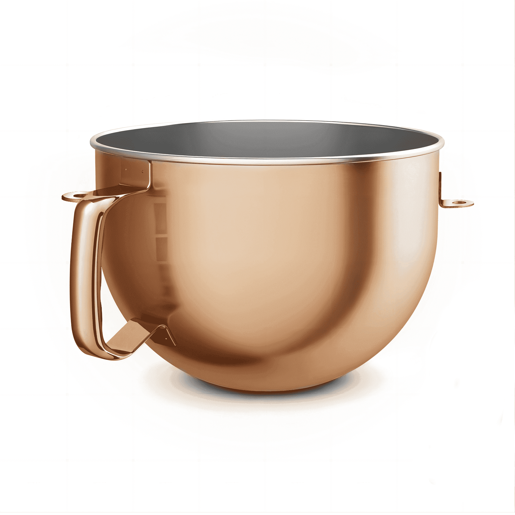 Copper Color Stainless Steel 6 Quart Mixing Bowl for Kitchen Aid Professional Bowl Lift Stand Mixer, Heavy Duty Extra Mixer Bowl fits KP26, KB26, Dishwasher Safe