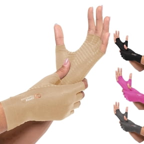 Copper Compression Arthritis Gloves | Nude