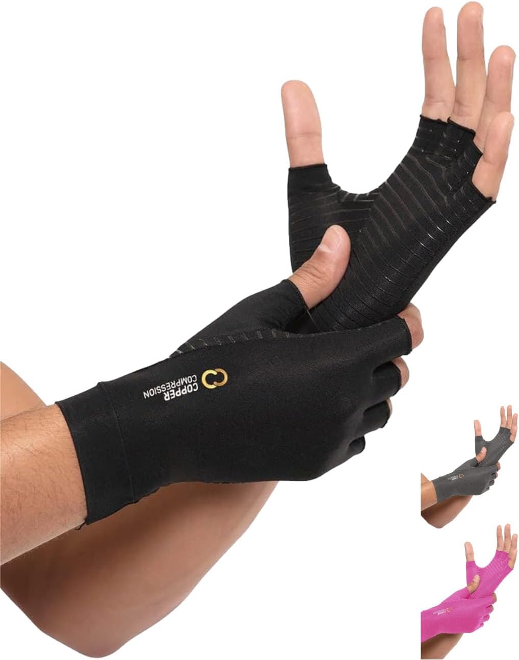 Copper Compression Arthritis Gloves Fingerless Arthritis Carpal