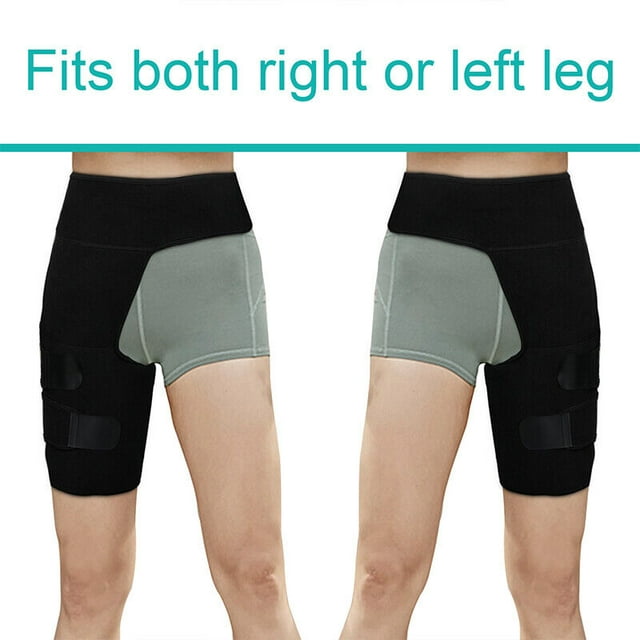 Copper Compression Brace Groin Thigh Sleeve Hip Support Wrap for