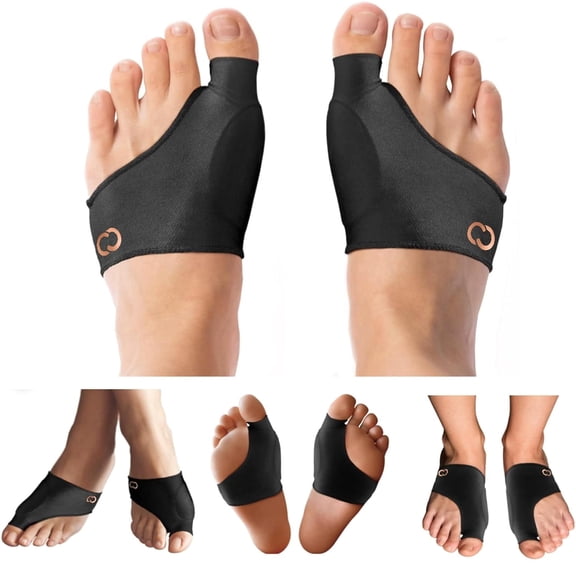 Copper Compression Bunion Pad and Corrector for Women and Men