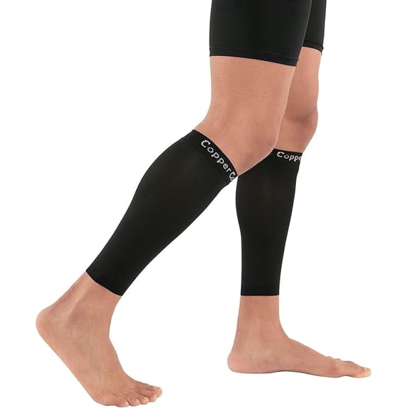 Copper Compression Calf Sleeve - 1 Pair