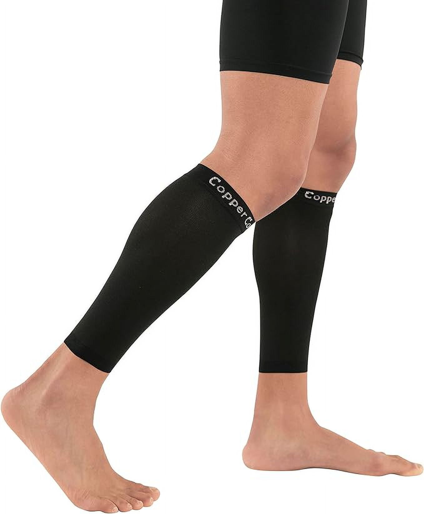 Copper Compression Calf Sleeves Footless Compression Socks for