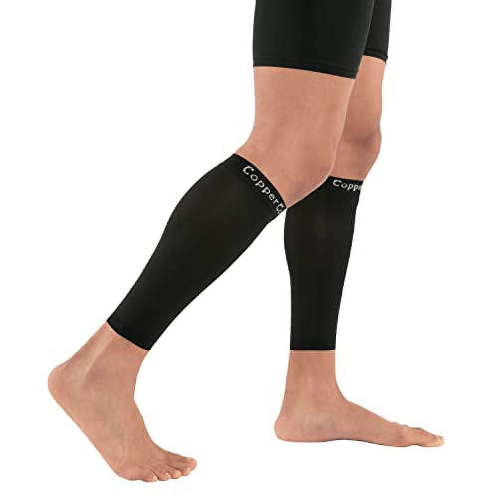 Copper Compression Calf Sleeves Footless Compression Socks for