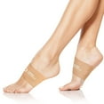 thumbnail image 1 of Copper Compression Copper Arch Support - 2 Pain Relief Foot Care Brace Sleeves for Plantar Fasciitis, Heel Spurs - Wide Narrow Feet - Flat & Fallen Arches, High Arch - One Size - 1 Pair - Nude, 1 of 5