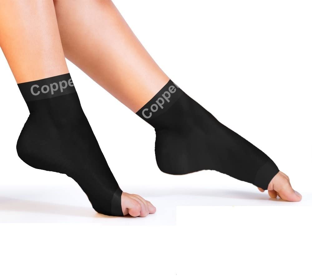 MediPeds Diabetic Supportive Compression Socks, Medium, 2 Pack