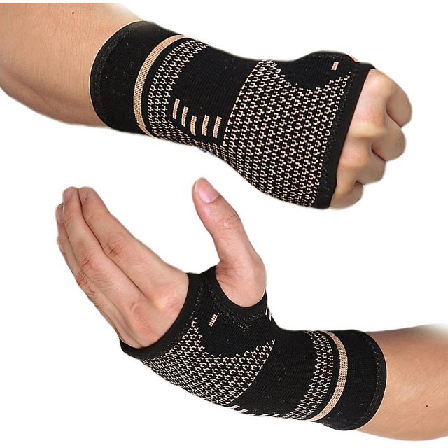 Copper Compression Hand And Wrist Sleeves Brace For Men & Women Pain