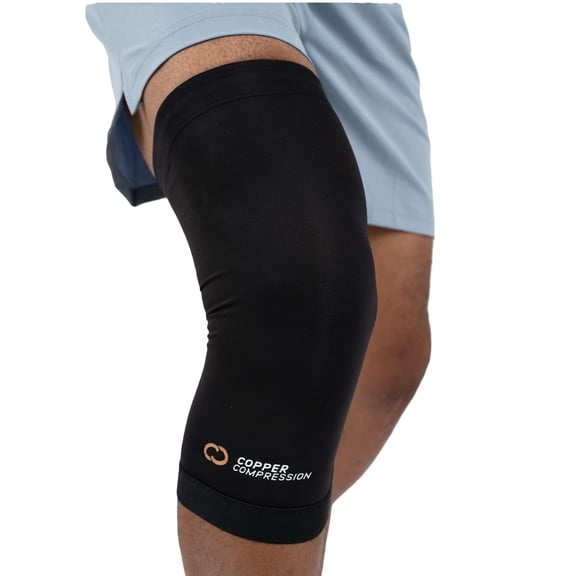 Copper Compression Knee Brace for Knee Pain - Copper Infused Knee Stabilizer Support Sleeve for Meniscus Tear, ACL, MCL, Arthritis, Joint Pain Relief, Running, Sports, Hiking. Fit for Men & Women.