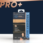 Copper Compression PRO+ Back Brace L-XL: Lumbar Support and Lower Back Pain (Unisex, Black, 1 brace)