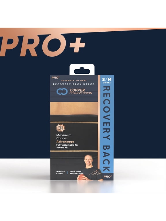 Pro+ Back Brace Support L-XL: Unisex Lumbar Pain Relief