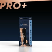 Copper Compression PRO+ Performance Leg Sleeve L-XL: Targeted Compression for Peak Performance. Sports/Fitness: Running, Basketball, Football, X-training, Lifting. Fits men and women. 1 sleeve.
