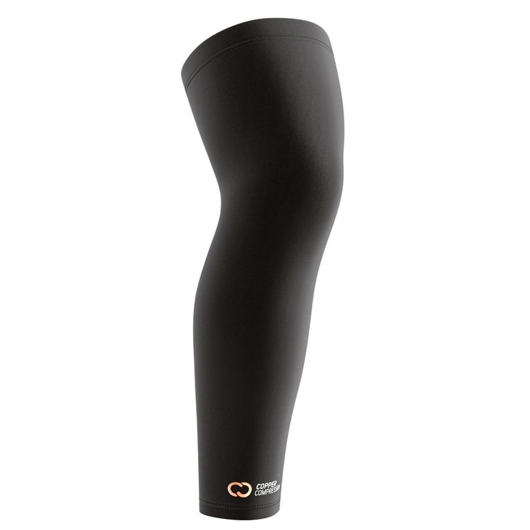 Copper Compression PRO+ Performance Leg Sleeve L-XL: Targeted Compression  for Pain Relief from Shin Splints and Sore Muscles and Peak Performance for