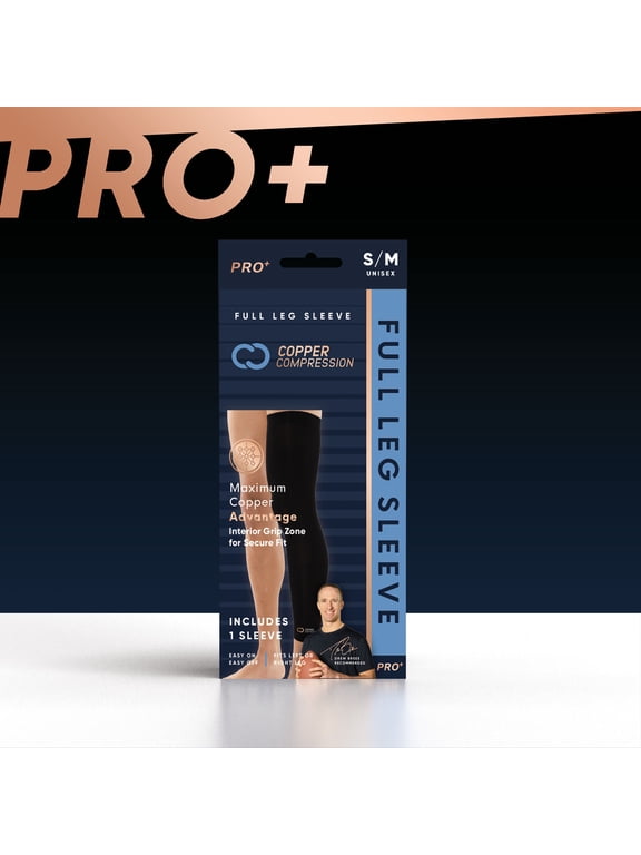 Pro+ Performance Leg Sleeve S-m: Targeted Compression for Pain Relief and Peak Performance