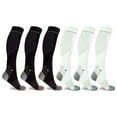 thumbnail image 1 of Copper Compression Pain Relief Targeted Knee High Compression Socks - 6-Pairs, 1 of 8
