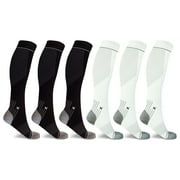 Copper Compression Pain Relief Targeted Knee High Compression Socks - 6-Pairs