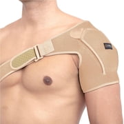 Copper Compression Recovery Shoulder Brace - Nude
