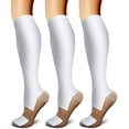 thumbnail image 1 of Copper Compression Socks (3 Pairs) 15-20 mmHg Circulation is Best Athletic & Daily for Men & Women, Running, Climbing, 1 of 6