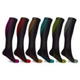 thumbnail image 1 of Copper Compression Socks - Knee High for Running, Athtletics, Travel - 6 Pair, 1 of 7