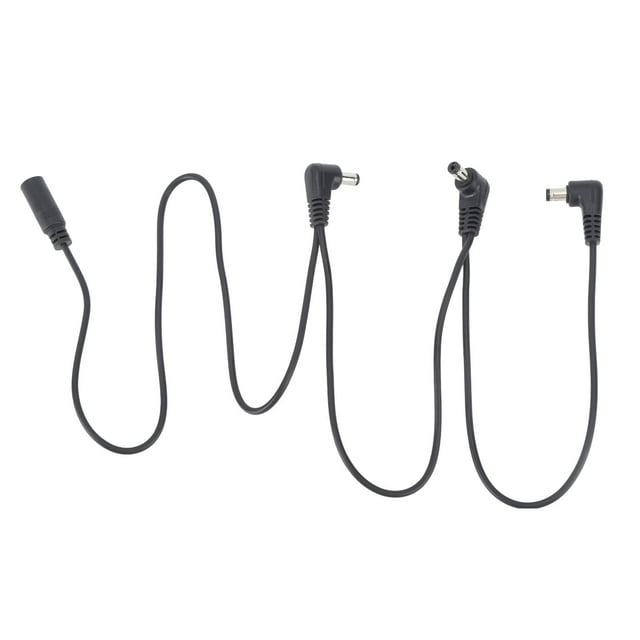 Copper Core, NoiseCanceling, Splitter for Effect Pedals 3Way Guitar Pedal Power Cable