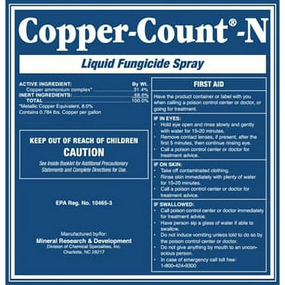 Copper Count N Fungicide - 2.5 Gallons