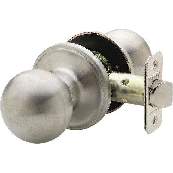 Copper Creek BK2020SS Ball Passage Door Knob, Satin Stainless