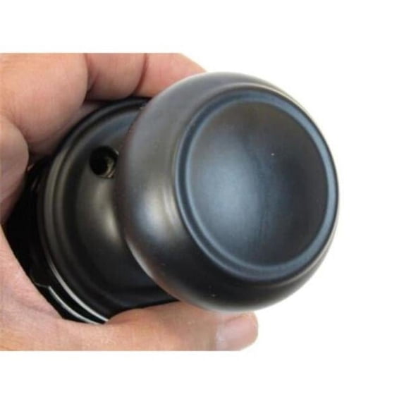 Copper Creek Hardware CK2020BC Colonial Passage Knob, Black