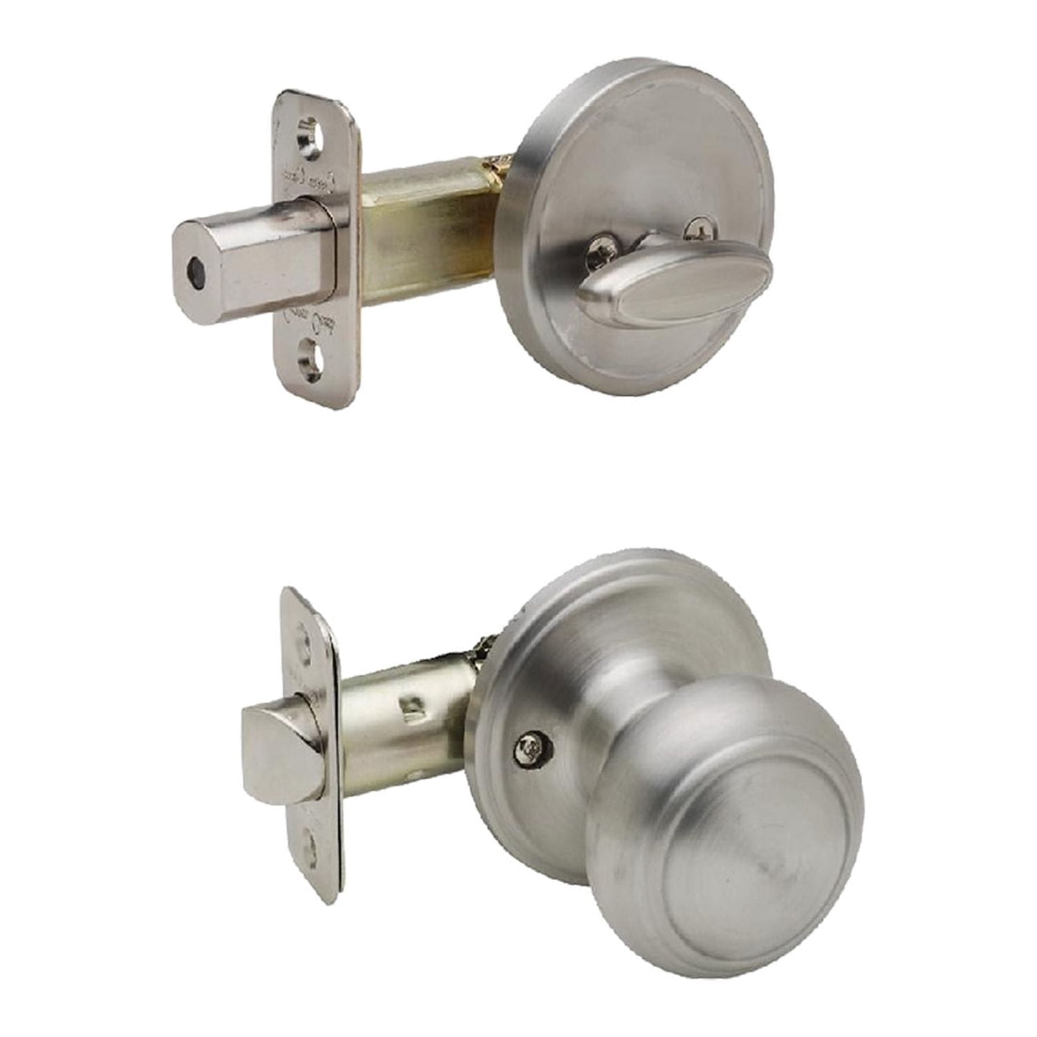Copper Creek Hardware CK2810SS Colonial Interior Handleset Trim, Satin ...