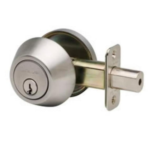 Copper Creek Hardware DB2410SS Single Cylinder Deadolt, Satin Stainless