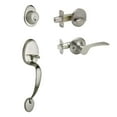 thumbnail image 1 of Copper Creek Mid Century Modern Satin Stainless Door Handleset, 1 of 7