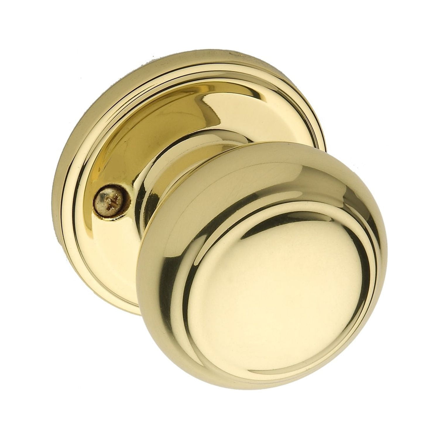 Polished Brass Colonial Style Dummy Door Knob