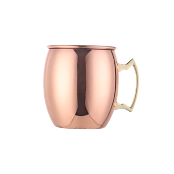 Copper Cup,Copper Mug Copper Plated Stainless Mug 18Oz for Chilled Drinks