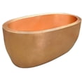 thumbnail image 1 of Copper Design CBT-DW-66-DL Copper Bath Tub Double Wall, Dark Light - Medium - 32 x 32 x 66 in., 1 of 4