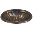 thumbnail image 1 of Copper Design COS-PK-17-RP-BR Copper Oval Bath Sink, Bright - Pumpkin Design - 5.5 x 12.5 x 17 in., 1 of 6